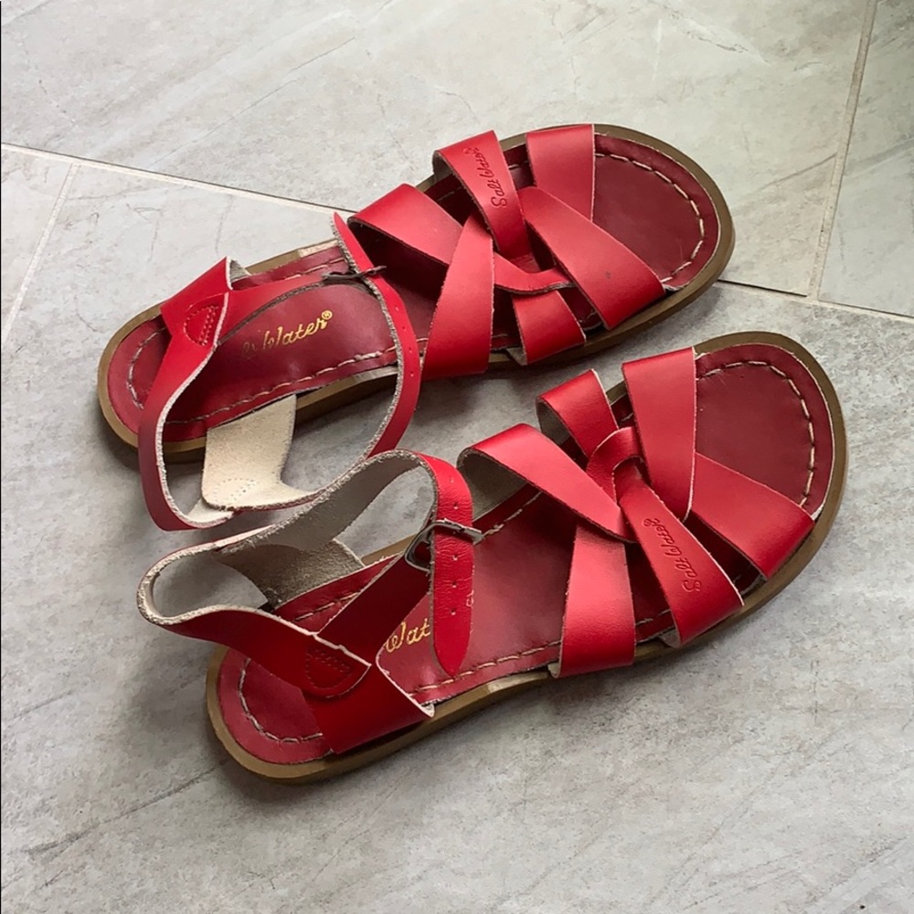 Red Salt Water Sandals
